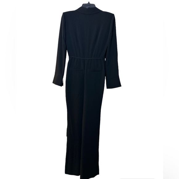 NWT! $595! Cinq a Sept Macie Split-Cuff Side-Tie Blazer Wrap Jumpsuit Size 4 - Picture 8 of 8